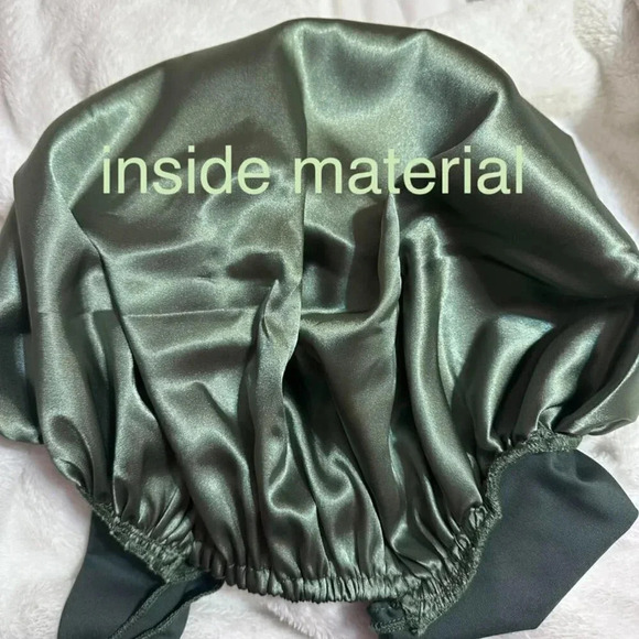 Yanibest Satin Bonnet Silk Bonnet For Sleeping Hair Bonnet With Tie Band Head - Picture 11 of 12